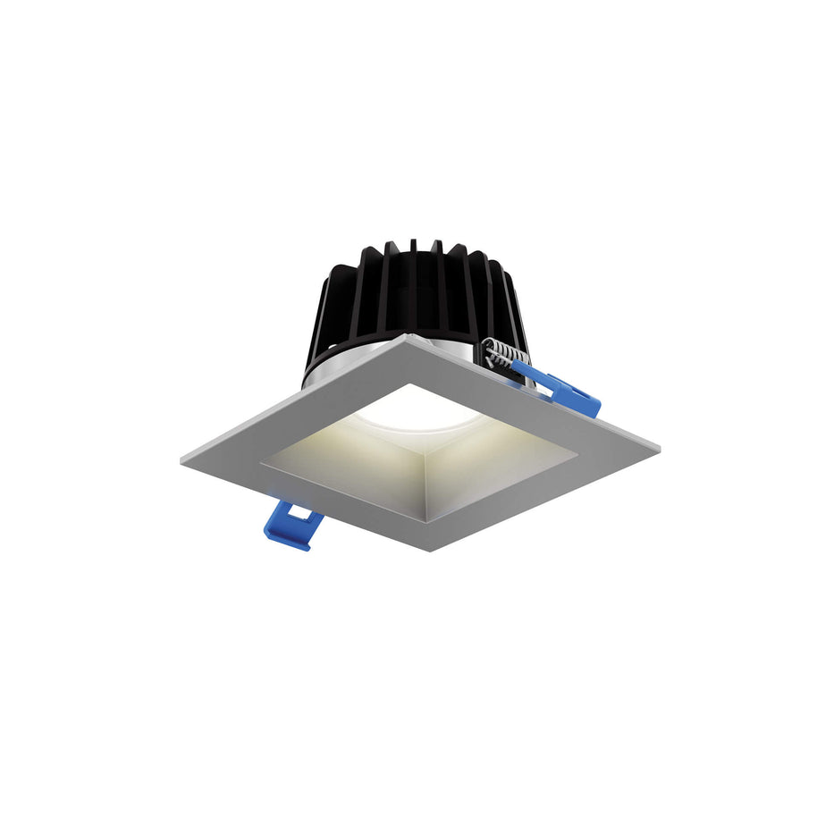 ENCASTRÉ régressé carré 4'' nickel brossé RGR4SQ-CC-SN | Luminaire Plus.ca