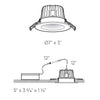 ENCASTRÉ régressé 6'' noir RGR6-CC-BK | Luminaire Plus.ca