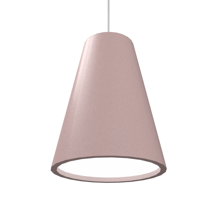 CONICAL luminaire suspendu en bois du Brésil 1130