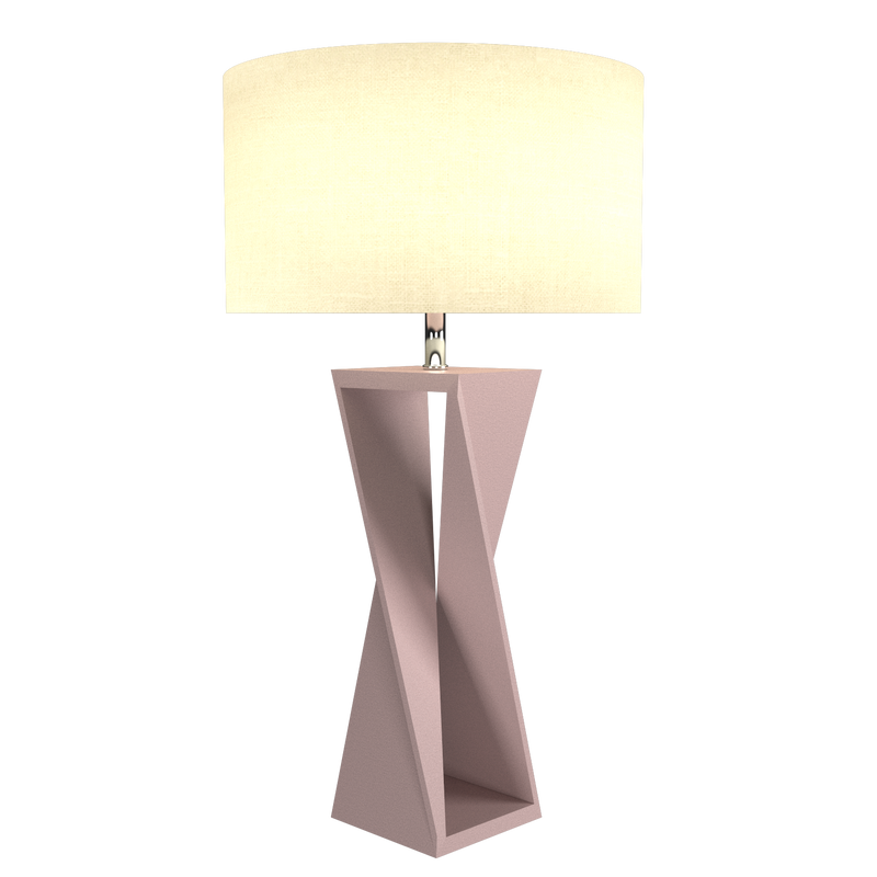 SPIN lampe de table en bois du Brésil 7044 | Luminaire Plus.ca