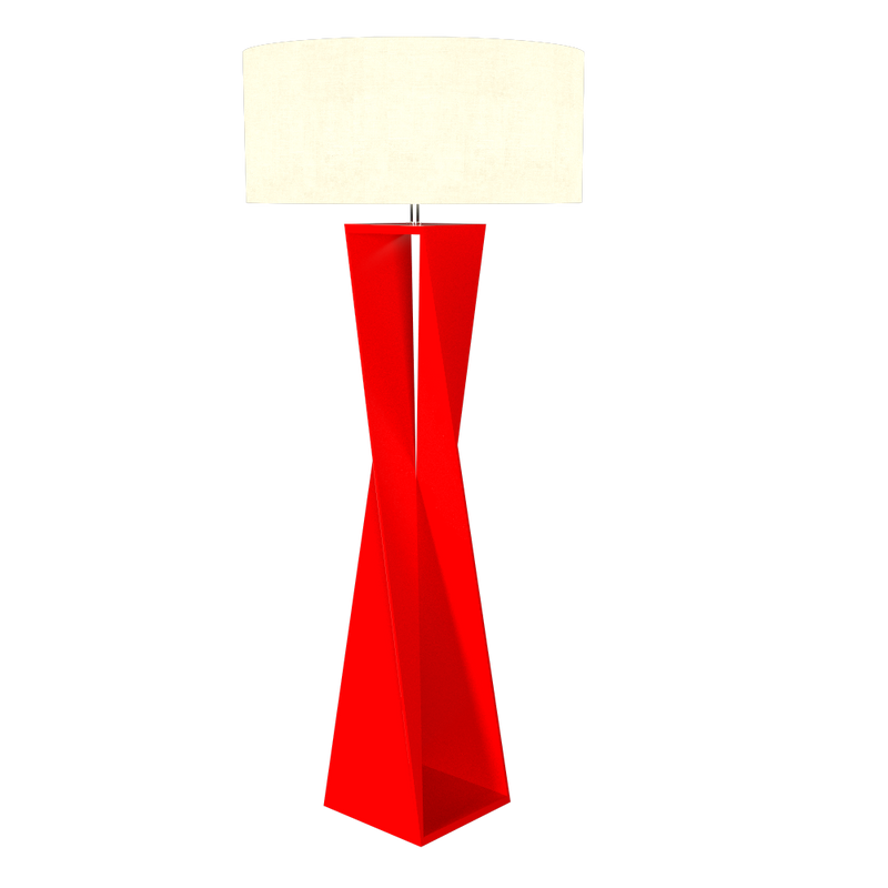 SPIN lampe de plancher en bois du Brésil 3029