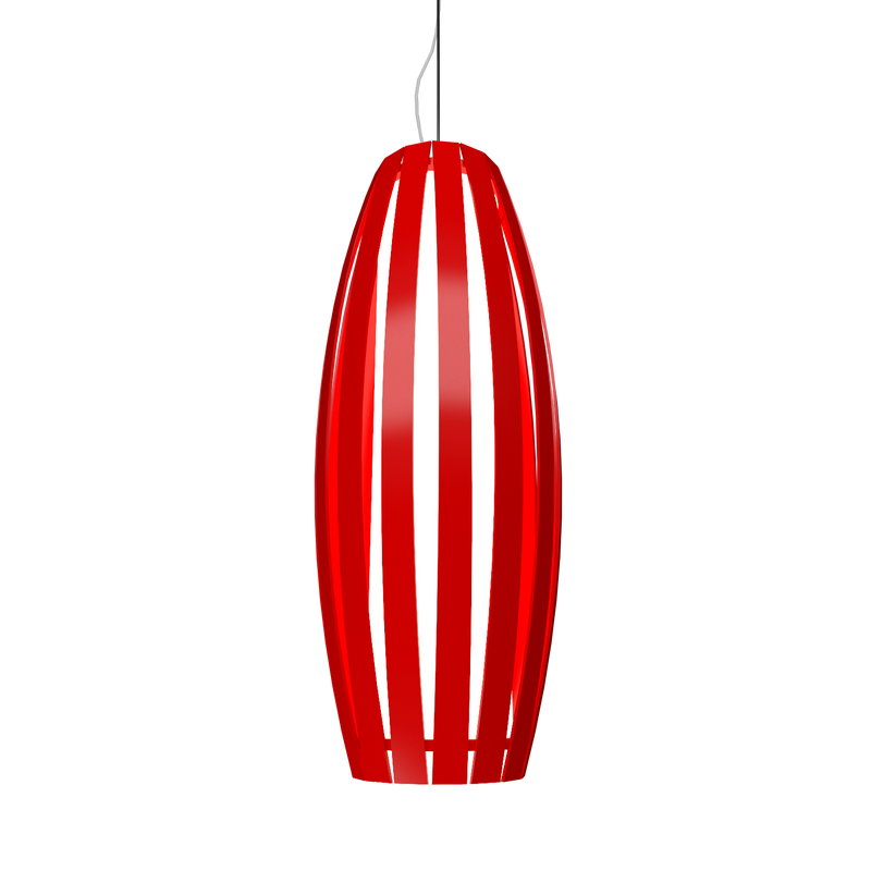 BARREL luminaire suspendu en bois du Brésil 305 | Luminaire Plus.ca