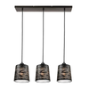 EROZIA luminaire suspendu noir et argent CN 7528-BKSL| Luminaire Plus.ca