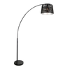 EROZIA lampe de plancher noir et argent CN 7524-BKSL | Luminaire Plus.ca