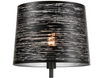 EROZIA lampe de plancher noir et argent CN 7523-BKSL | Luminaire Plus.ca