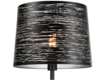 EROZIA lampe de plancher noir et argent CN 7523-BKSL | Luminaire Plus.ca