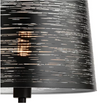 EROZIA lampe de table noir et argent CN 7522-BKSL