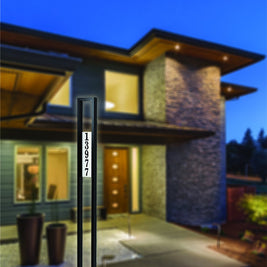 TAMPA luminaire noir avec adresse 11131WR1LD14C 84 | Luminaire Plus.ca