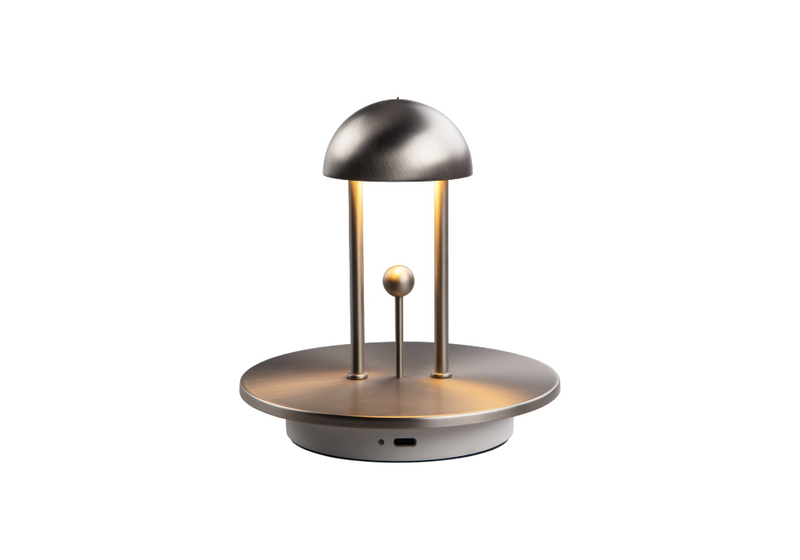 JINGLE lampe de table portative nickel brossé T140002-TC-NICKEL