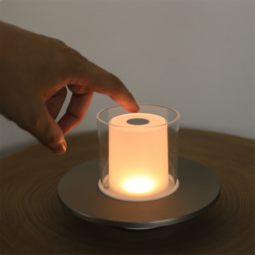 CANDLE lampe de table portative nickel brossé T1140003-TC-NICKEL