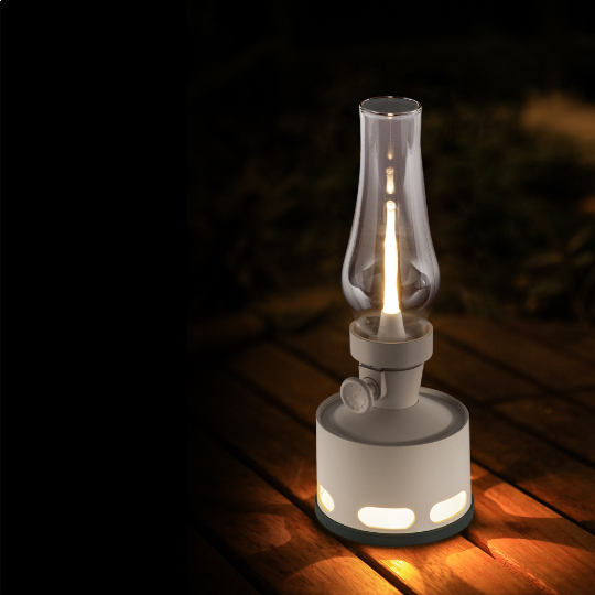 OLD DAYS lampe de table extérieur portative ivoire | Luminaire Plus.ca