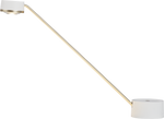 POLARIS lampe de table blanc et doré T140979-WHITE | Luminaire Plus.ca