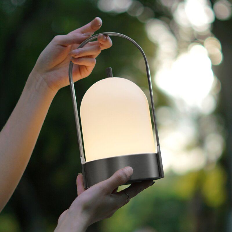 DAWN lampe de table ext nickel brossé T141021-NICKEL|Luminaire Plus.ca