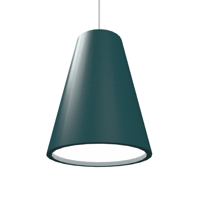 CONICAL luminaire suspendu en bois du Brésil 1130