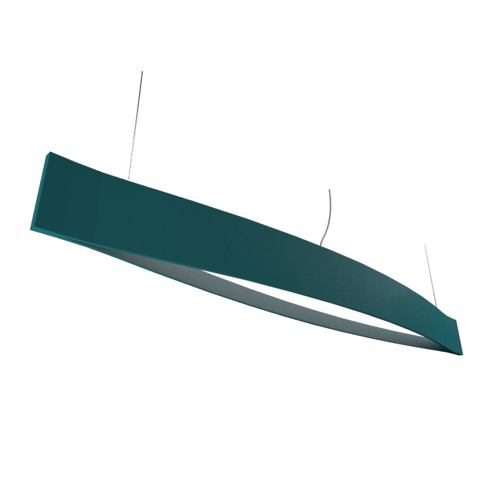 CANOE luminaire suspendu en bois du Brésil 1279LED