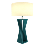 SPIN lampe de table en bois du Brésil 7044 | Luminaire Plus.ca
