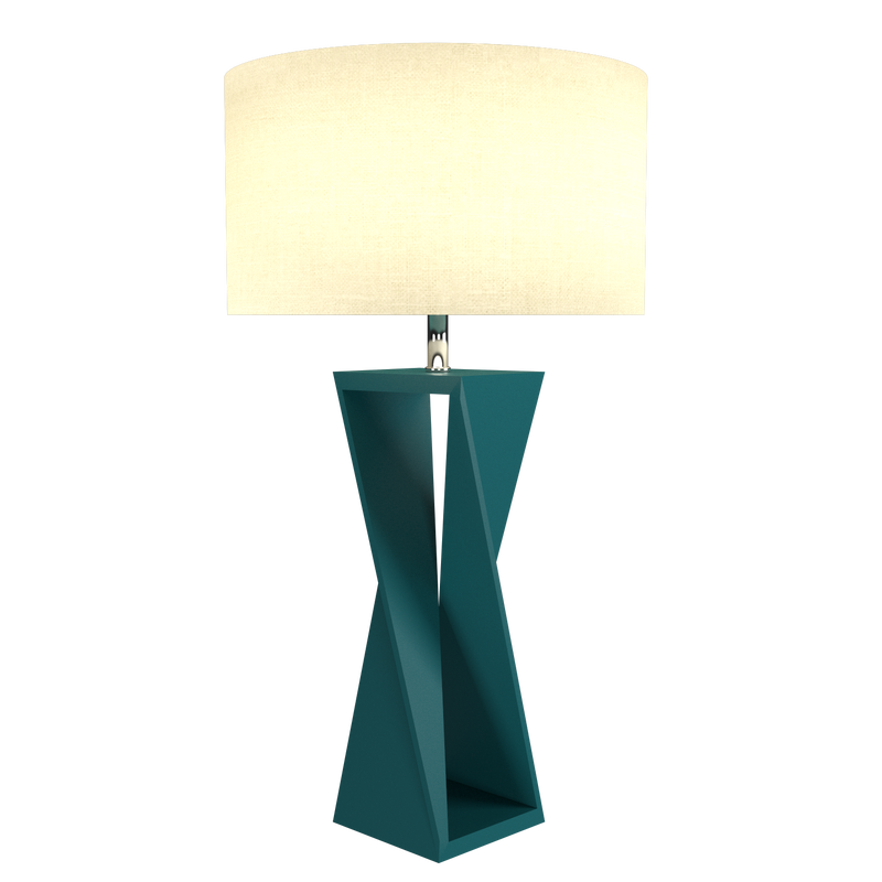 SPIN lampe de table en bois du Brésil 7044 | Luminaire Plus.ca