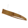 CANOE luminaire suspendu en bois du Brésil 1279LED