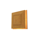 FACETED luminaire mural en bois du Brésil 4064LED | Luminaire Plus.ca