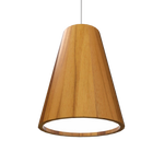 CONICAL luminaire suspendu en bois du Brésil 1130