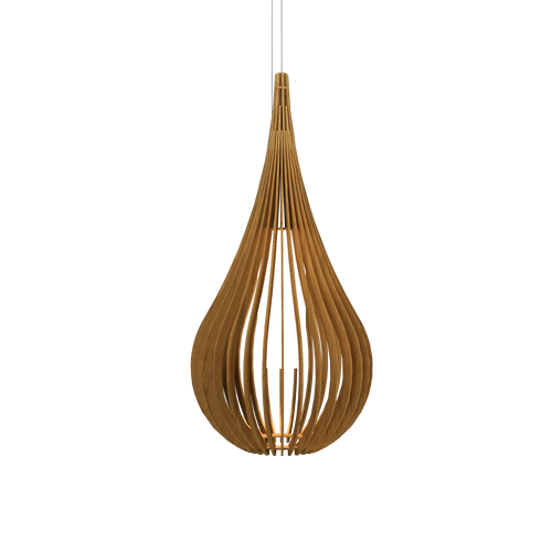CAPPADOCCIA luminaire suspendu en bois du Brésil 1310 | Luminaire Plus.ca
