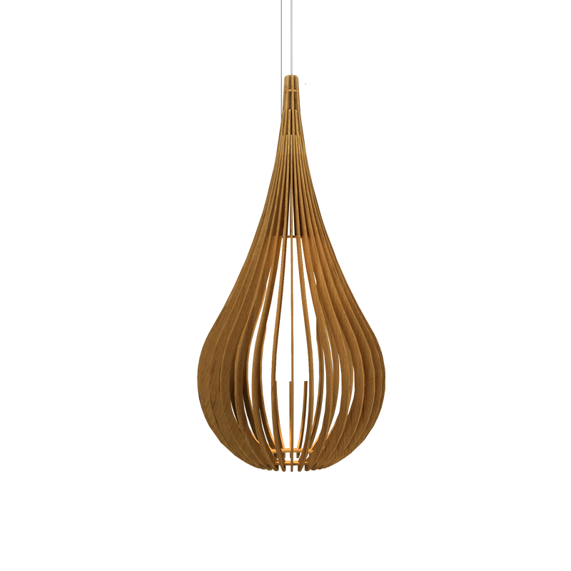 CAPPADOCCIA luminaire suspendu en bois du Brésil 1310