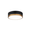TRYDOR luminaire plafonnier noir et doré M14302BKAG | Luminaire Plus.ca