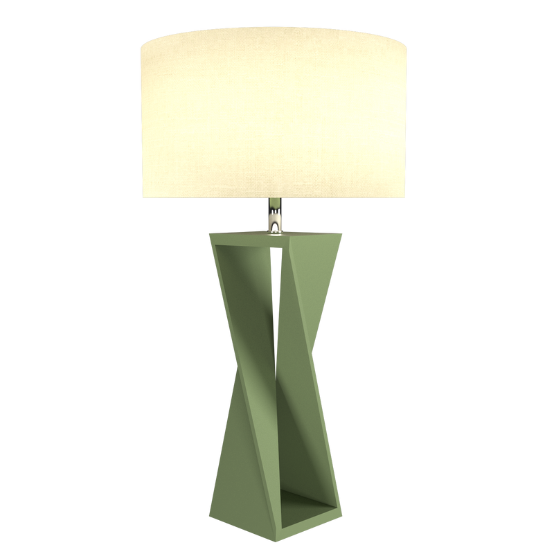 SPIN lampe de table en bois du Brésil 7044 | Luminaire Plus.ca
