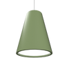 CONICAL luminaire suspendu en bois du Brésil 1130