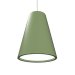 CONICAL luminaire suspendu en bois du Brésil 1130