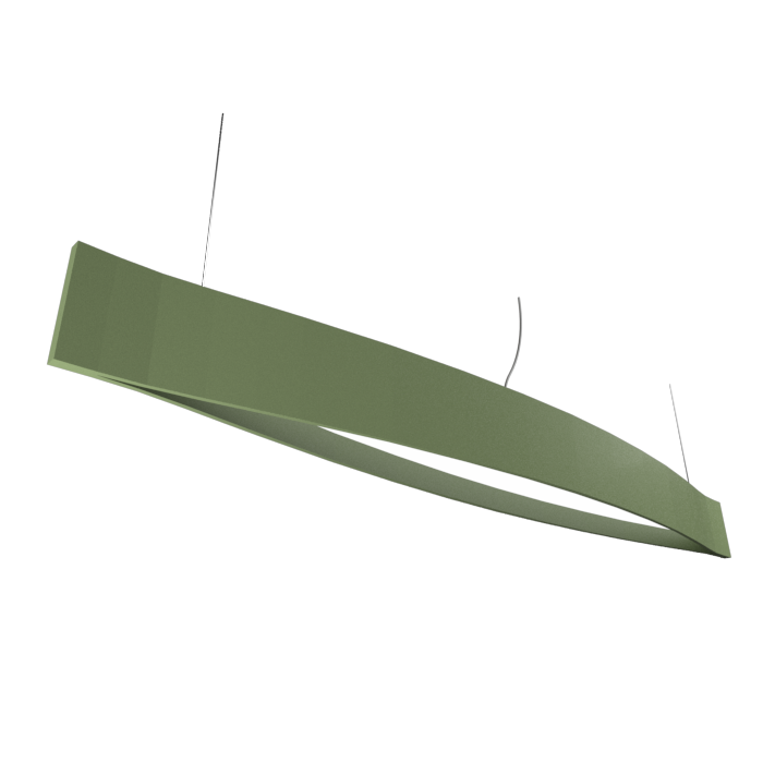 CANOE luminaire suspendu en bois du Brésil 1279LED